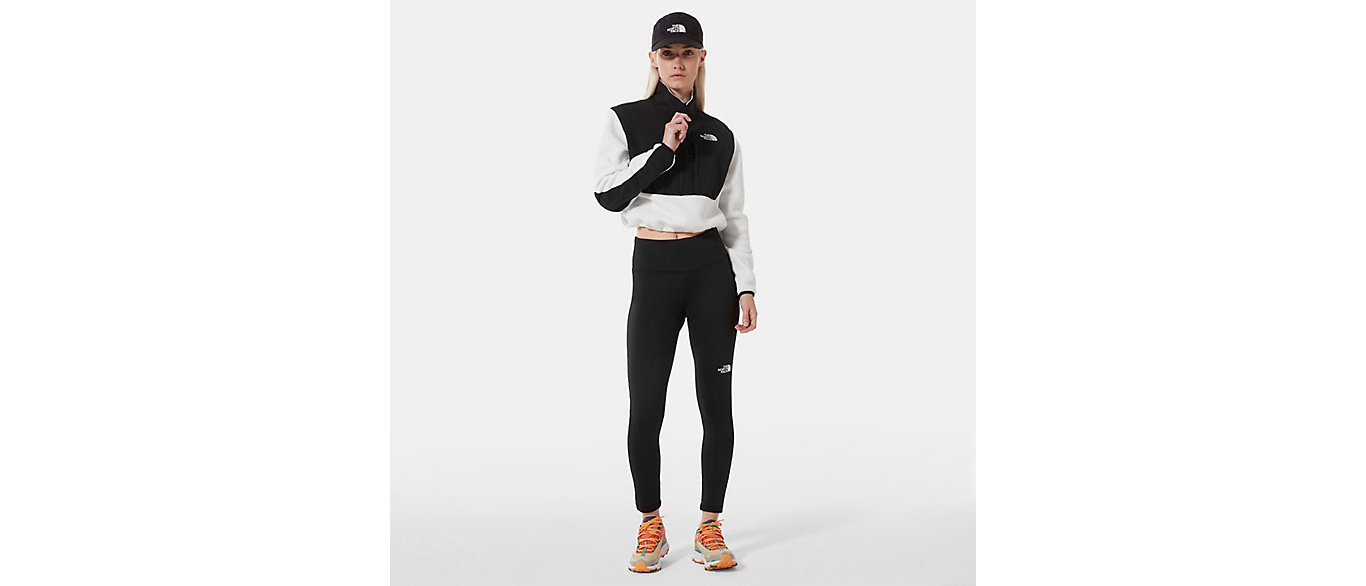 The North Face Women’s Crop Denali Jacket – Gardenia White Outerwear