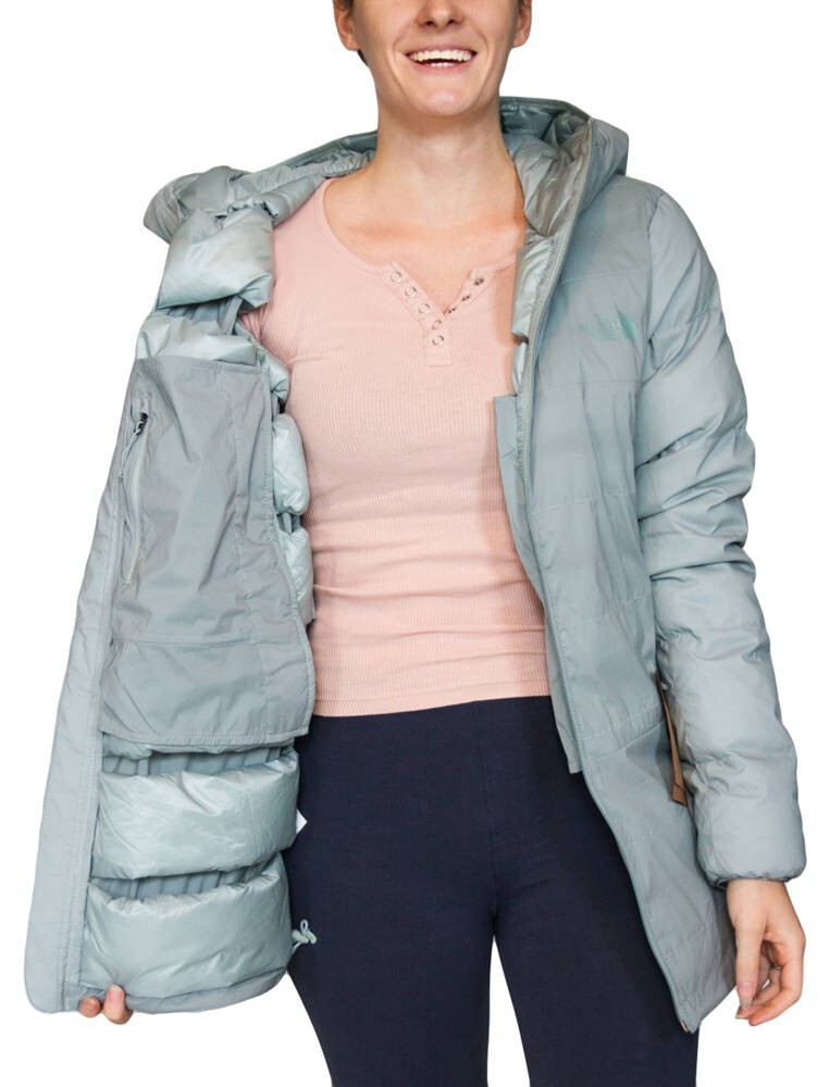 The North Face Women's 5050 Long Down Puffer Jacket / Silver / Medium / RRP £360
