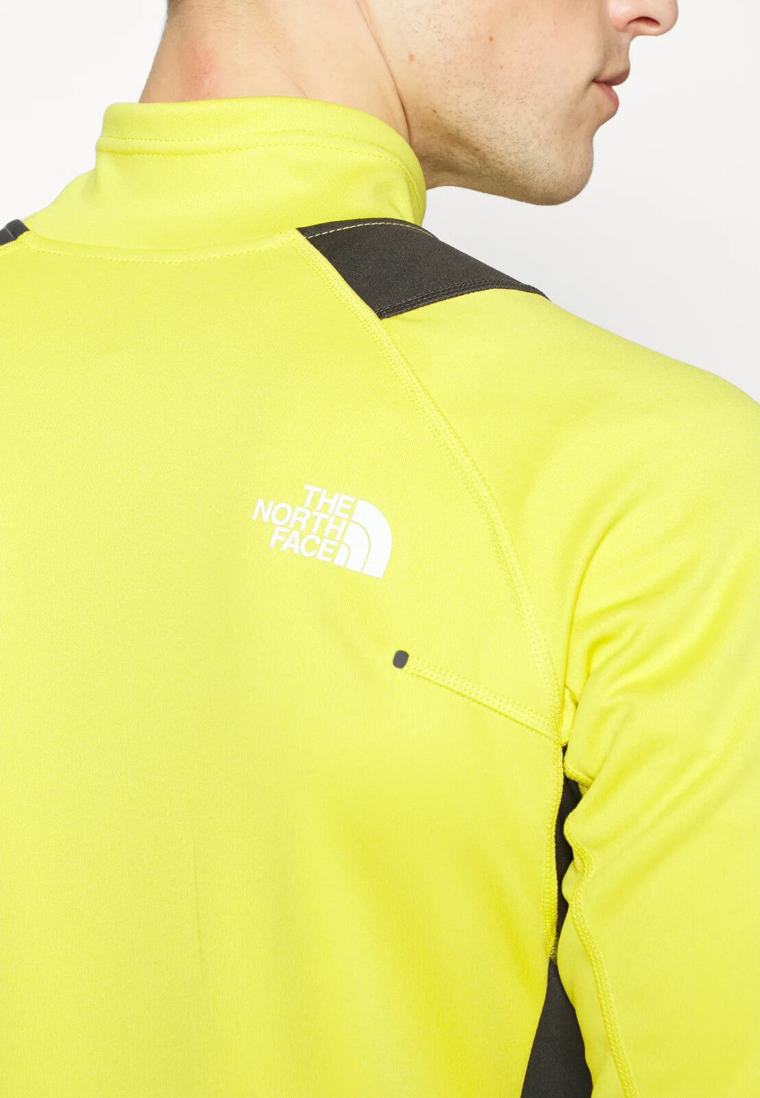 The North Face Men's Athletic Outdoor Full Zip Midlayer Jacket / Yellow RRP £90