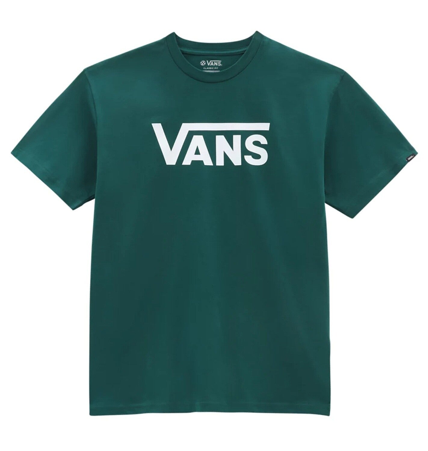 Vans Mens Classic Logo T-Shirt / Green White / RRP £28