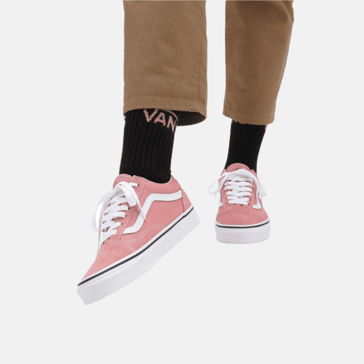 Vans Unisex Old Skool Trainers / Rose White / RRP £65