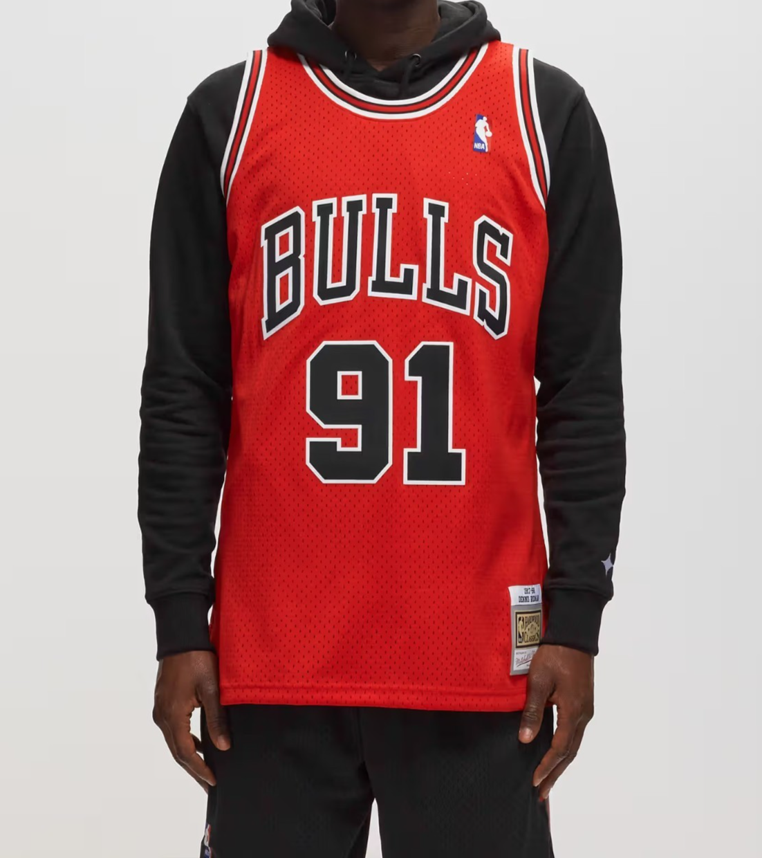 Mitchell & Ness Chicago Bulls Dennis Rodman 97-98 Basketball Jersey / Red / RRP £95