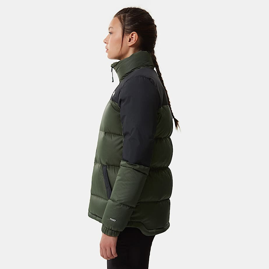The North Face Womens Diablo Down Puffer Jacket / Thyme Green / RRP £300