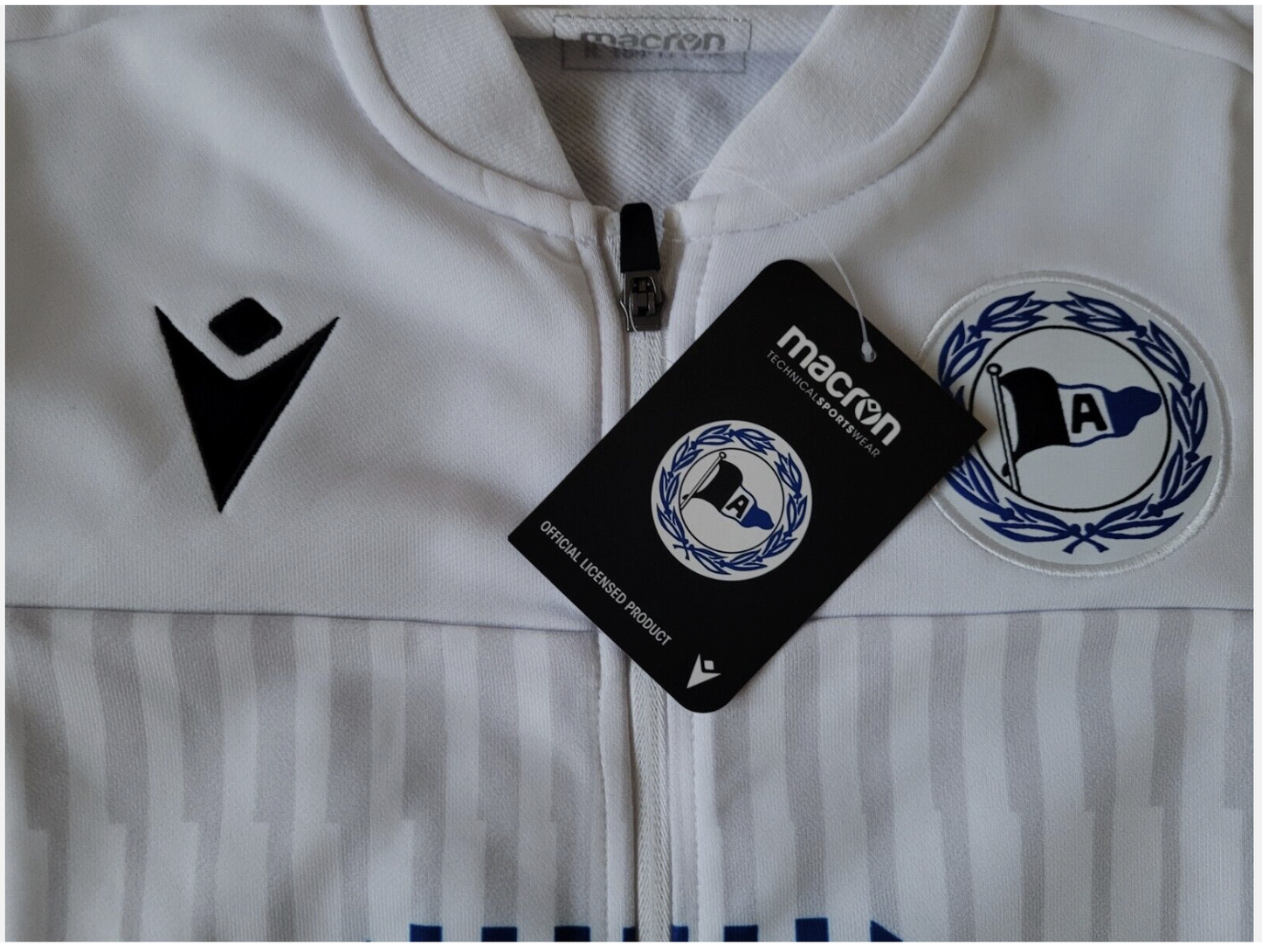 Arminia Bielefeld Macron Anthem Jacket / White / RRP £60
