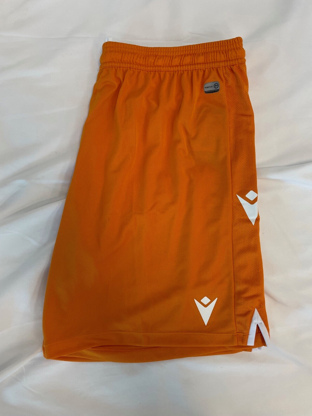 Macron Mens 2020-21 Arminia Bielefeld Third Shorts / BNWT / Orange / RRP £30
