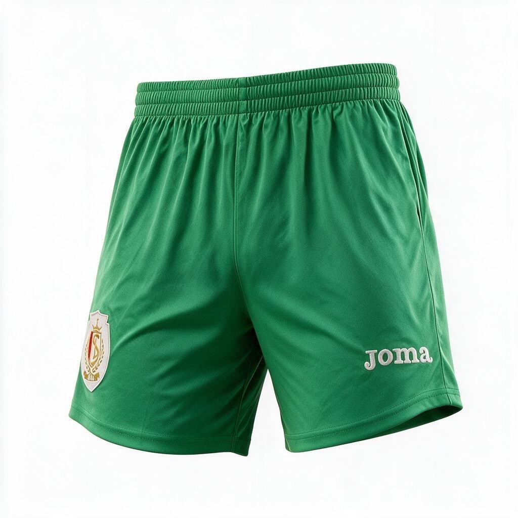 Joma Mens Standard Liege Football Shorts / Green / RRP £30