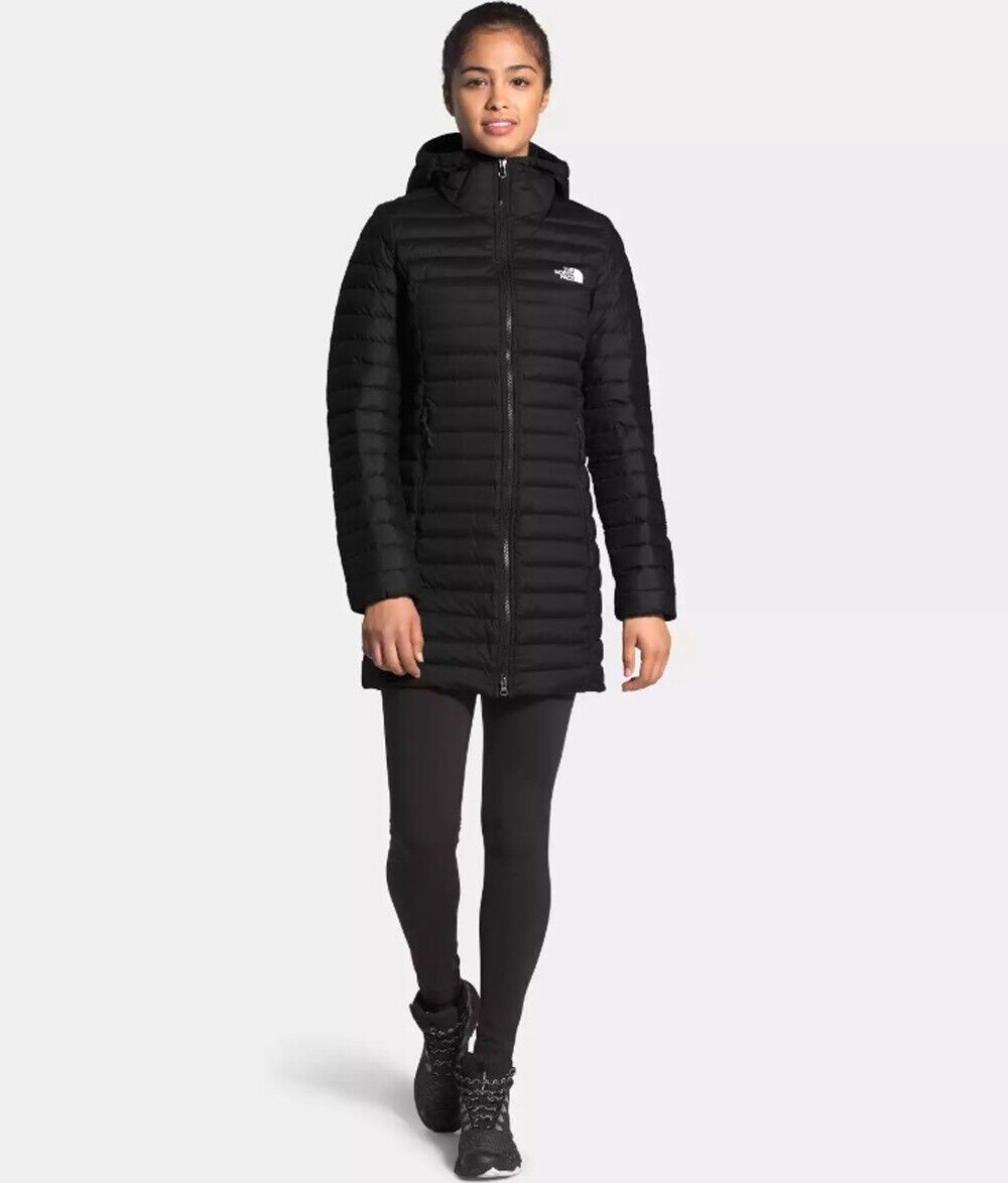 The North Face Womens Black Stretch Down Parka Puffer Jacket / RRP £275