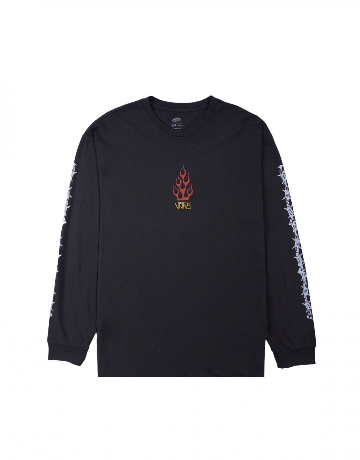 Vans Mens Elijah Berle Vintage Long Sleeve T-shirt / Black / RRP £52