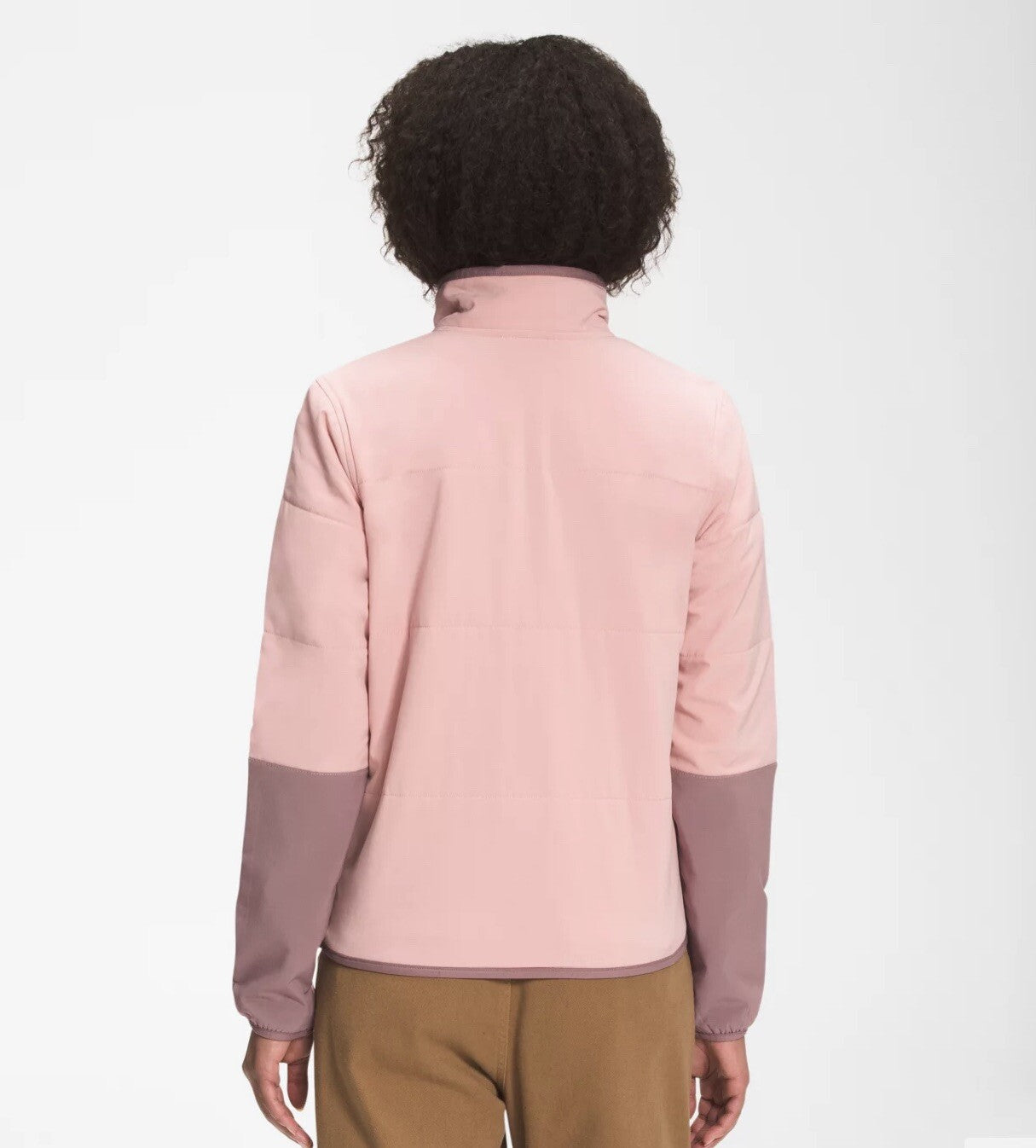 THE NORTH FACE WOMENS SNAP FRONT MOUNTAL JACKET ROSE TAN MEDIUM BNWT RRP£135