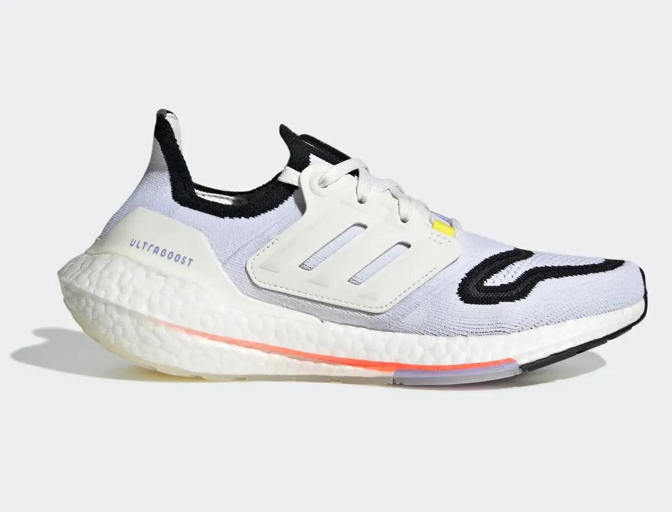 Adidas Women's Ultraboost 22 Trainers / White Black Orange / RRP £165 / BNIB