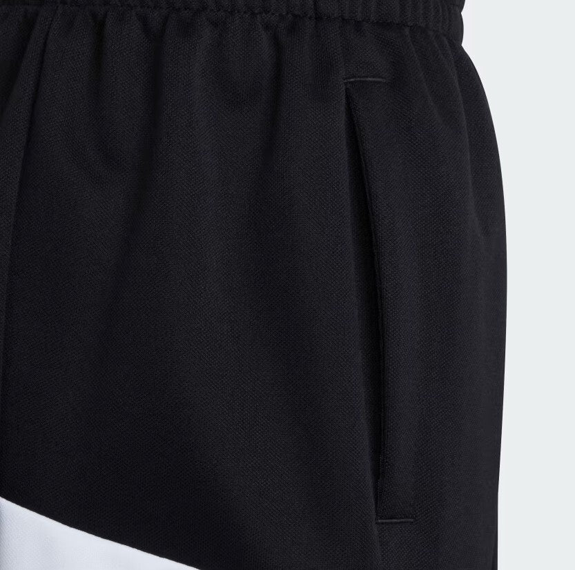 Adidas Boys Colour Block Short / Black Grey White / RRP £20