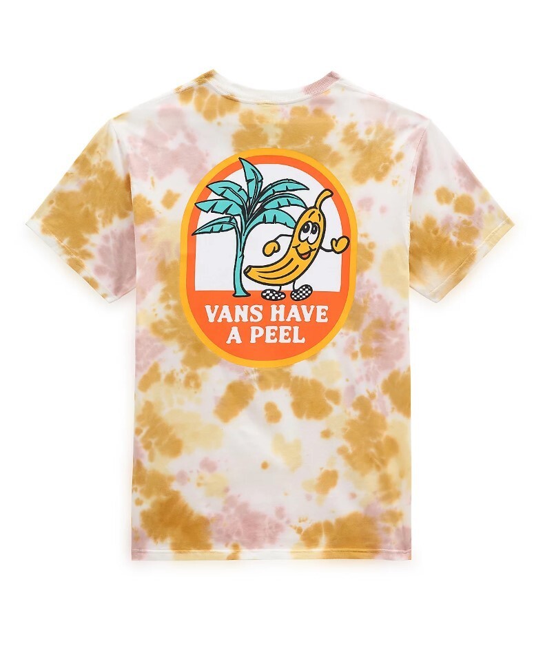 Vans Mens Tie Dye T-Shirt / Have A Peel Yellow / RRP £45