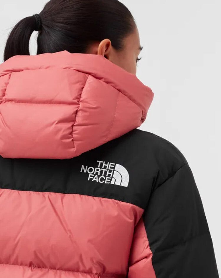 The North Face Womens Pink Black Himalayan Down Parka Jacket / RRP £360