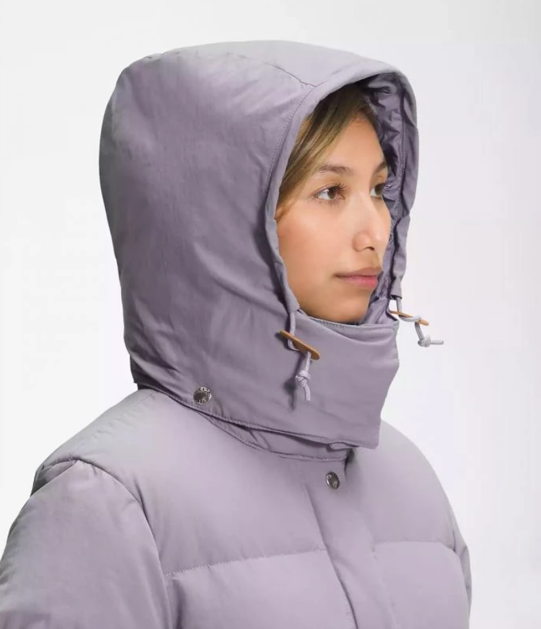 The North Face Women's Sierra Long Down Puffer Parka / Minimal Grey / RRP £400