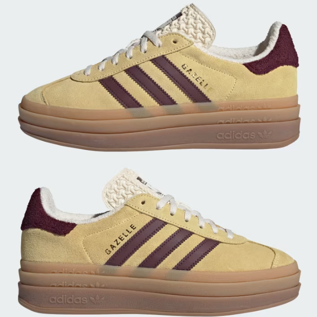 Adidas Womens GAZELLE BOLD W Trainers / BNIB / Yellow / RRP £85
