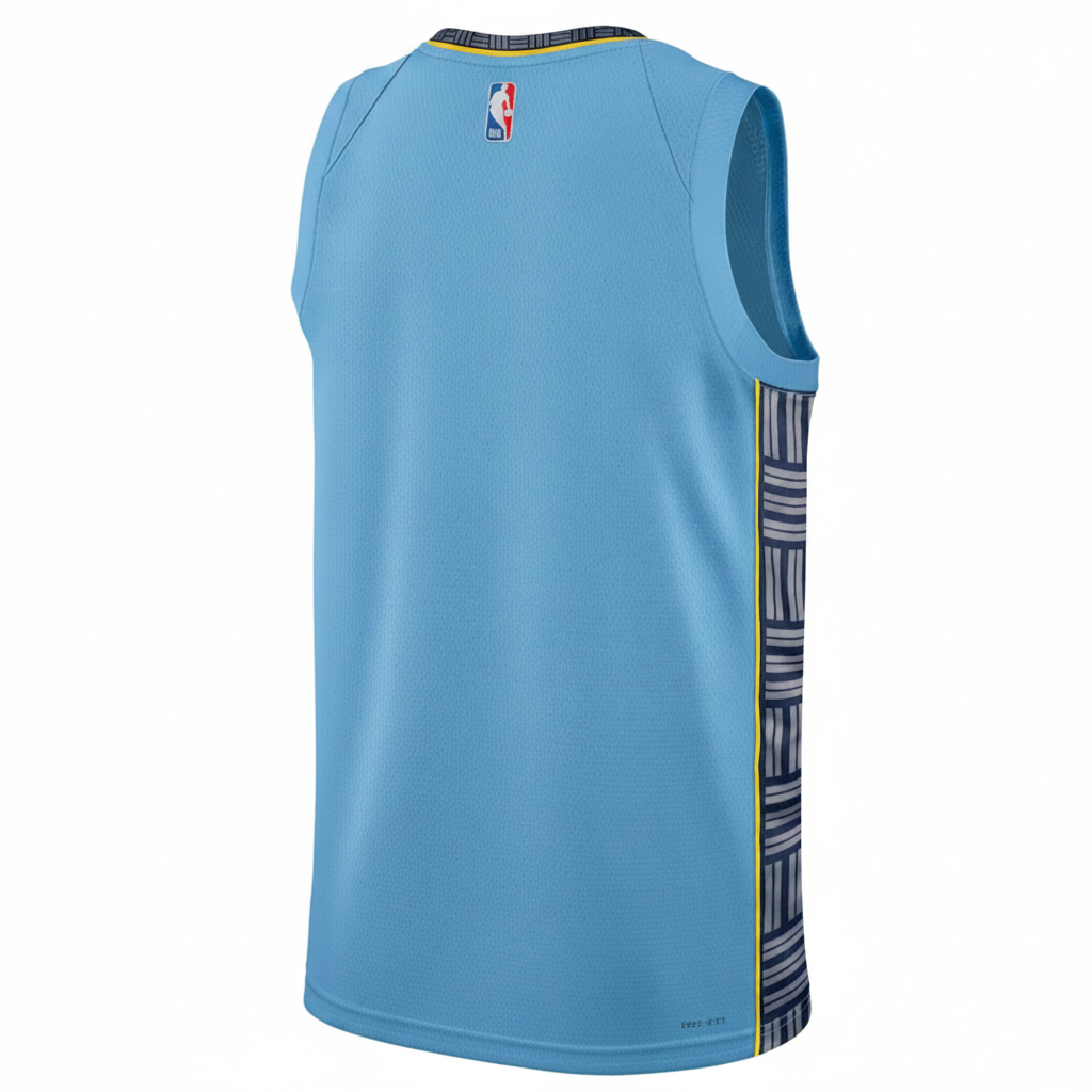 Nike Jordan Mens Memphis Grizzlie Blank Basketball Vest Jersey / Blue / RRP £90
