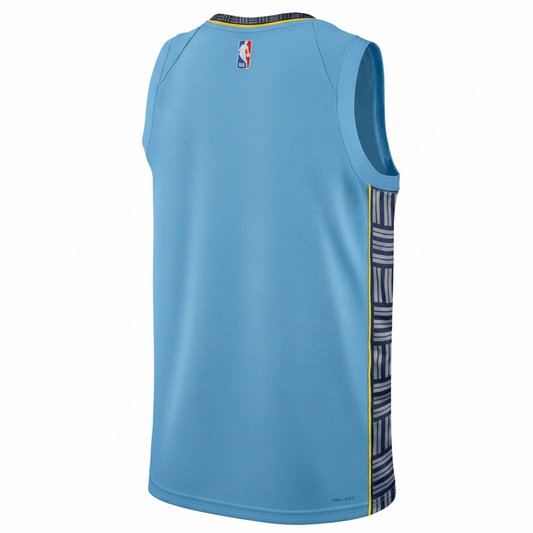 Nike Jordan Mens Memphis Grizzlie Blank Basketball Vest Jersey / Blue / RRP £90