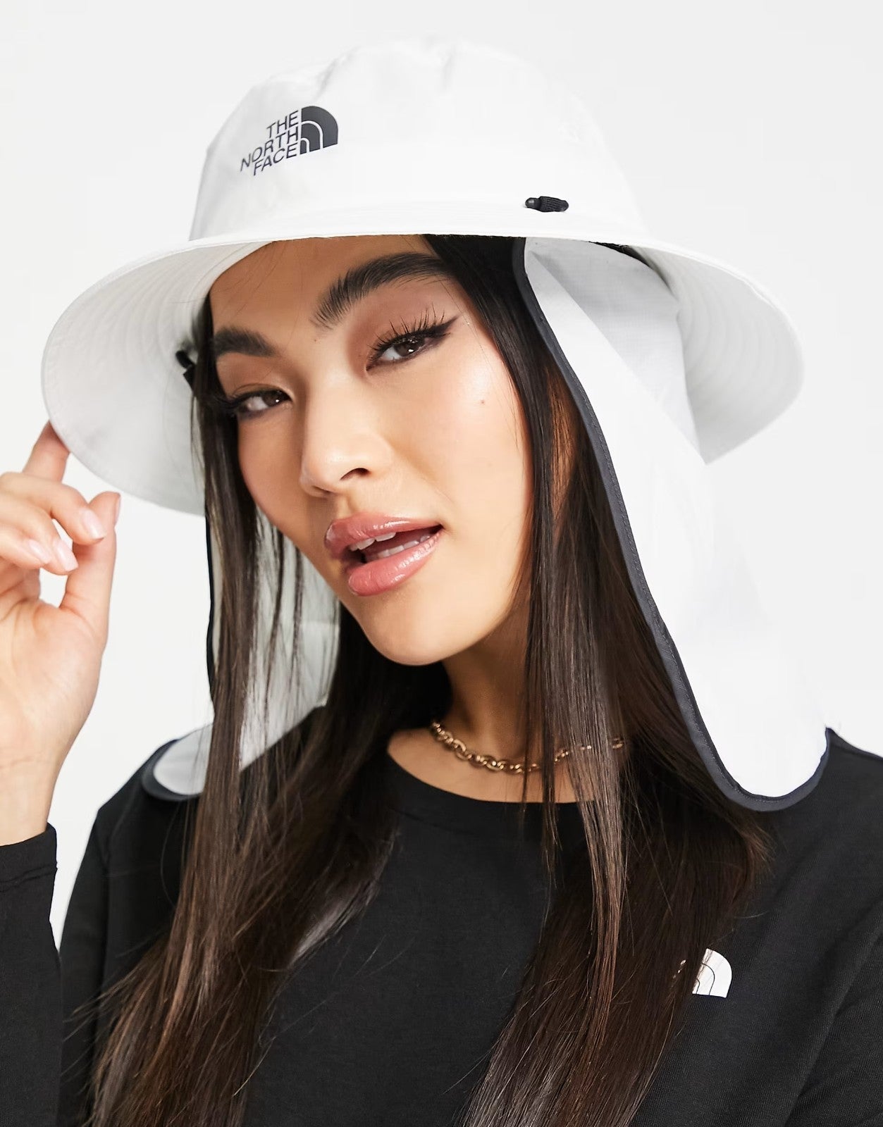 The North Face Flyweight Bucket Hat / TNF White/Asphalt Grey / RRP £30