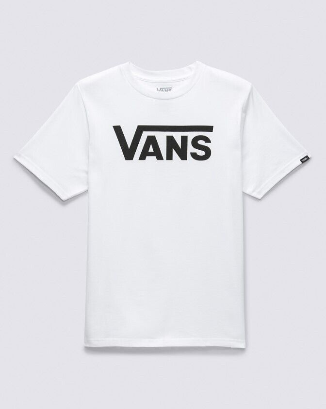 Vans Classic Logo T-Shirt / White-Black / Kids / RRP £21