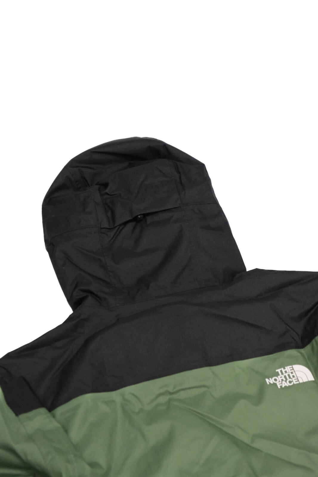 The North Face Mens Quest Zip-In Rain Jacket / Black/Green / RRP £155