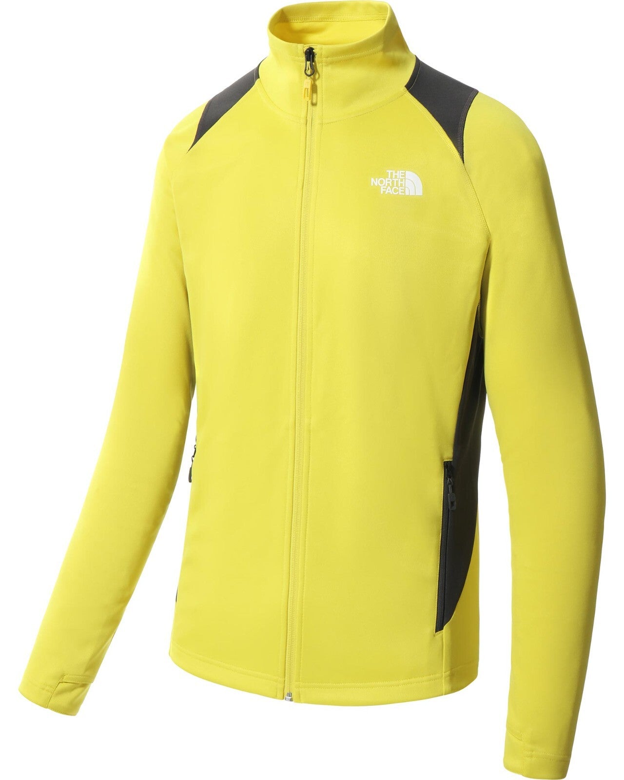 The North Face Men's Athletic Outdoor Full Zip Midlayer Jacket / Yellow RRP £90