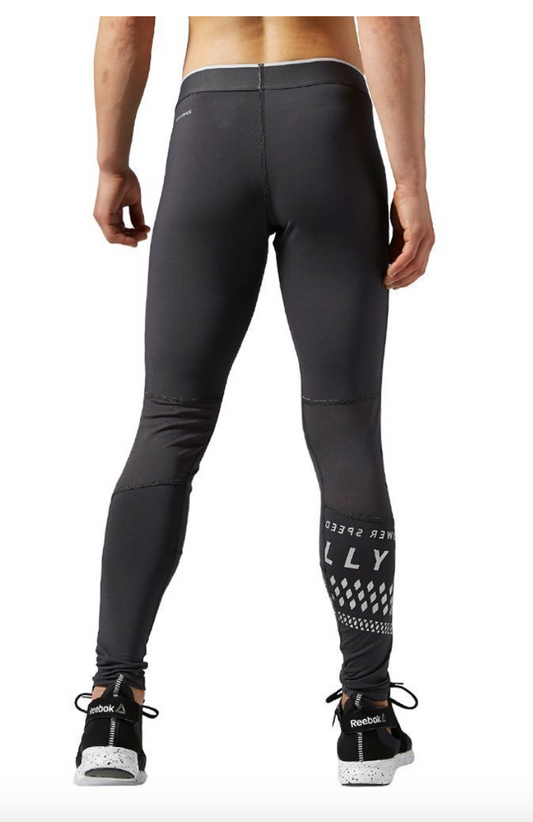 Reebok Womens One Series Warm Tights / BNWT / Coal / RRP £45