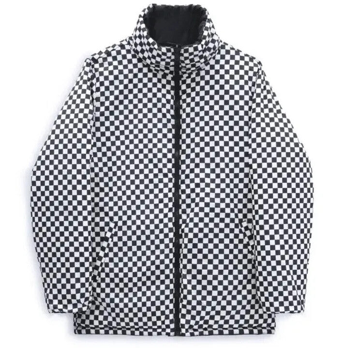 Vans Womens "Send It" Reversible MTE Puffer Jacket / Black Checker / RRP £130