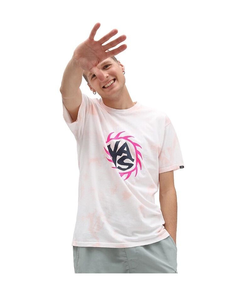 Vans Mens Tie Dye Summer T-Shirt / Pink / RRP £35
