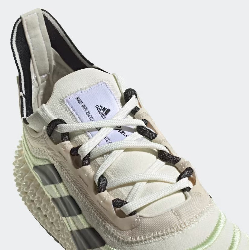 Adidas Unisex 4dfwd x Parley Trainers / Off White Almost Lime / RRP £200