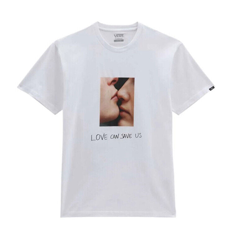 Vans Mens T-Shirt / Love Can Save Us / Pride White / RRP £35