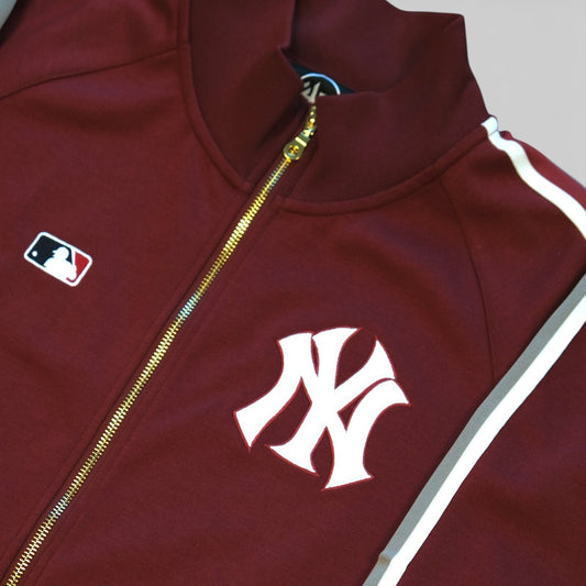 47 Core Jetway Fz Track Mens Jacket / New York Yankees / Cardinal Red / RRP £70
