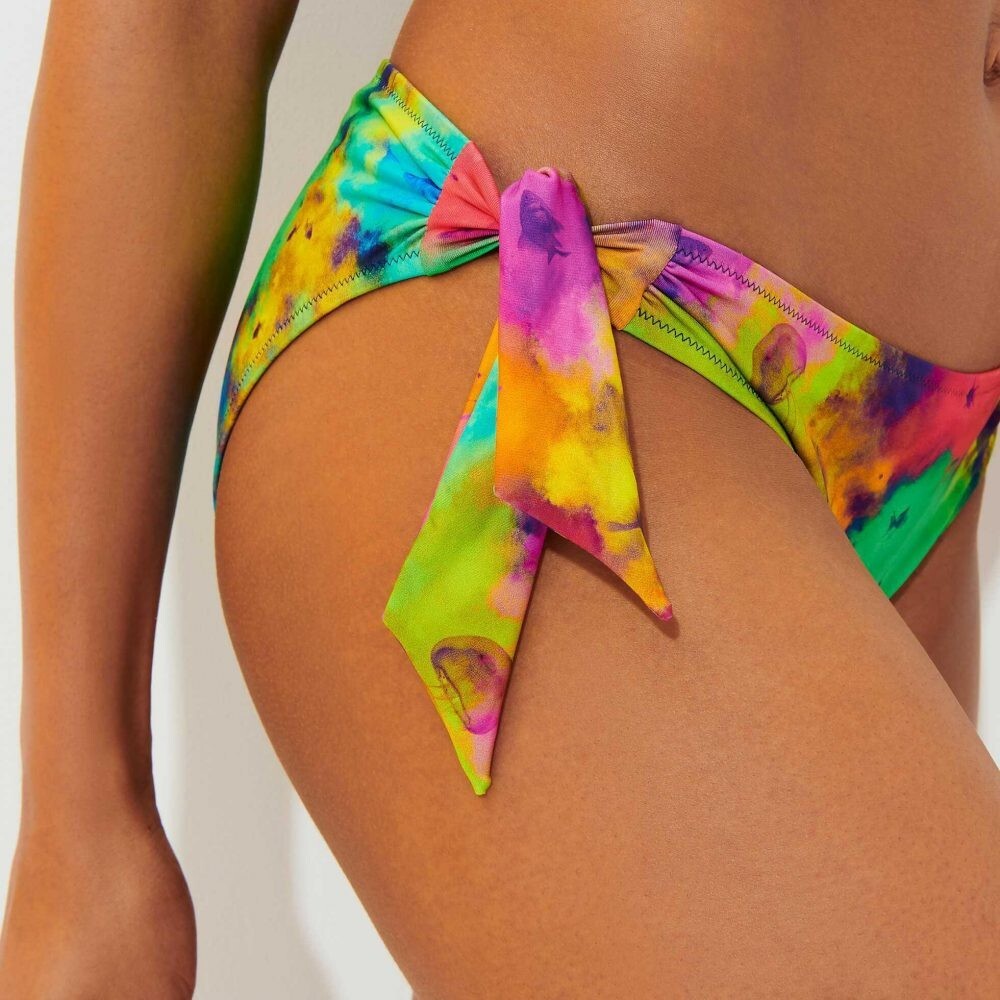 Vilebrequin Womens Bikini Bottom / Flow / Green Multi / RRP £90