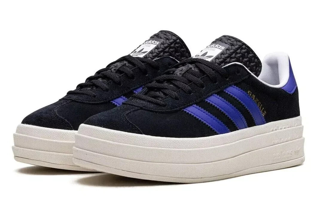 Adidas Womens Gazelle Bold Wedge Trainers / BNIB / Black / RRP £105