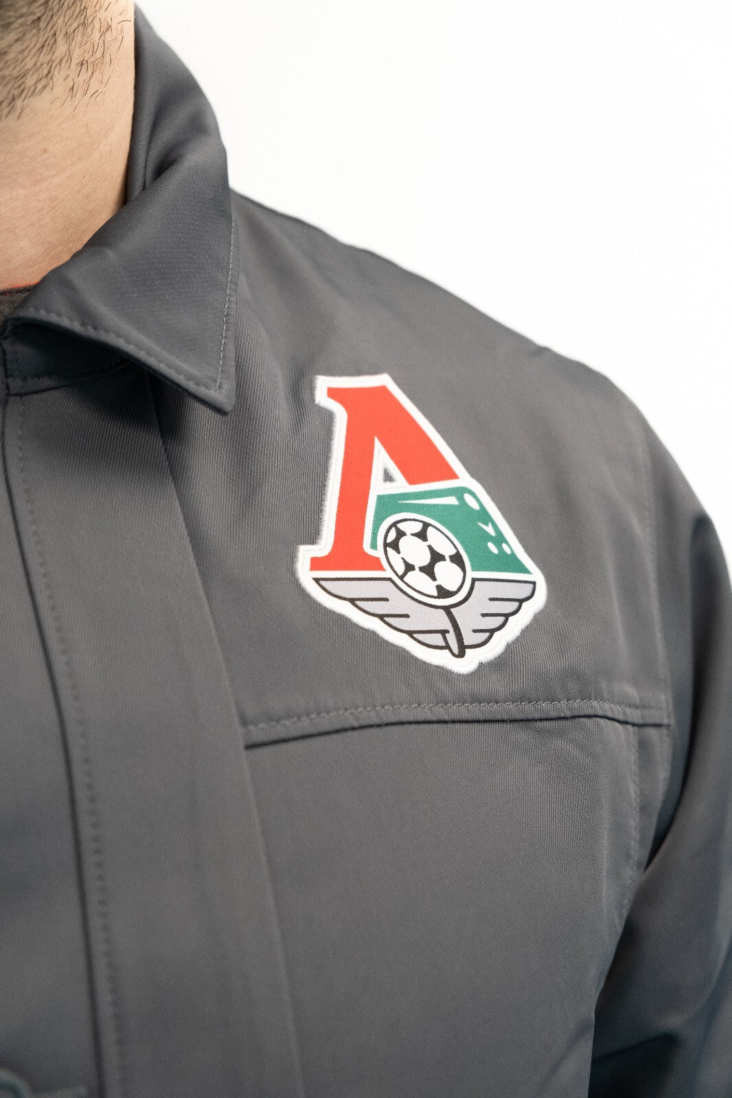 Under Armour 2019-20 Lokomotiv Moscow Touchline Jacket / Grey / Mens / RRP£59.99