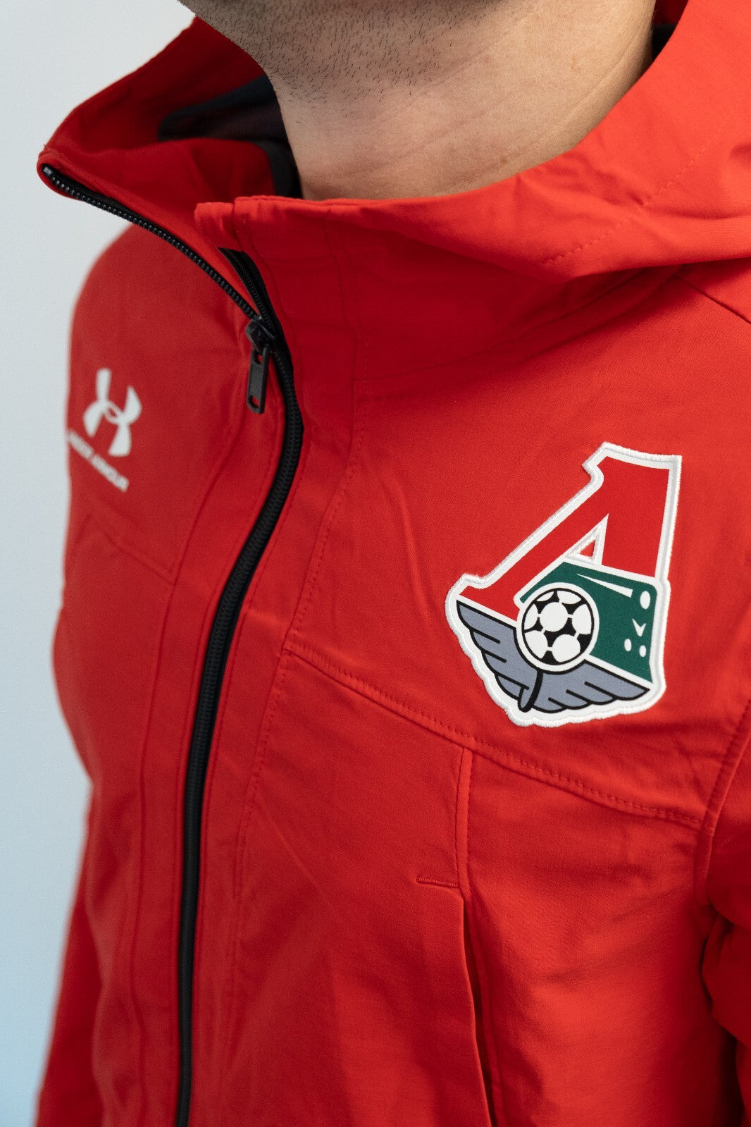 Under Armour 2019-20 Lokomotiv Moscow Terrace Jacket / Red / Mens / RRP £59.99