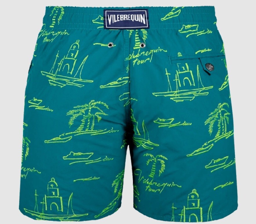 Vilebrequin Swim Shorts / Men’s / Mistral / Pineda Green / RRP £465