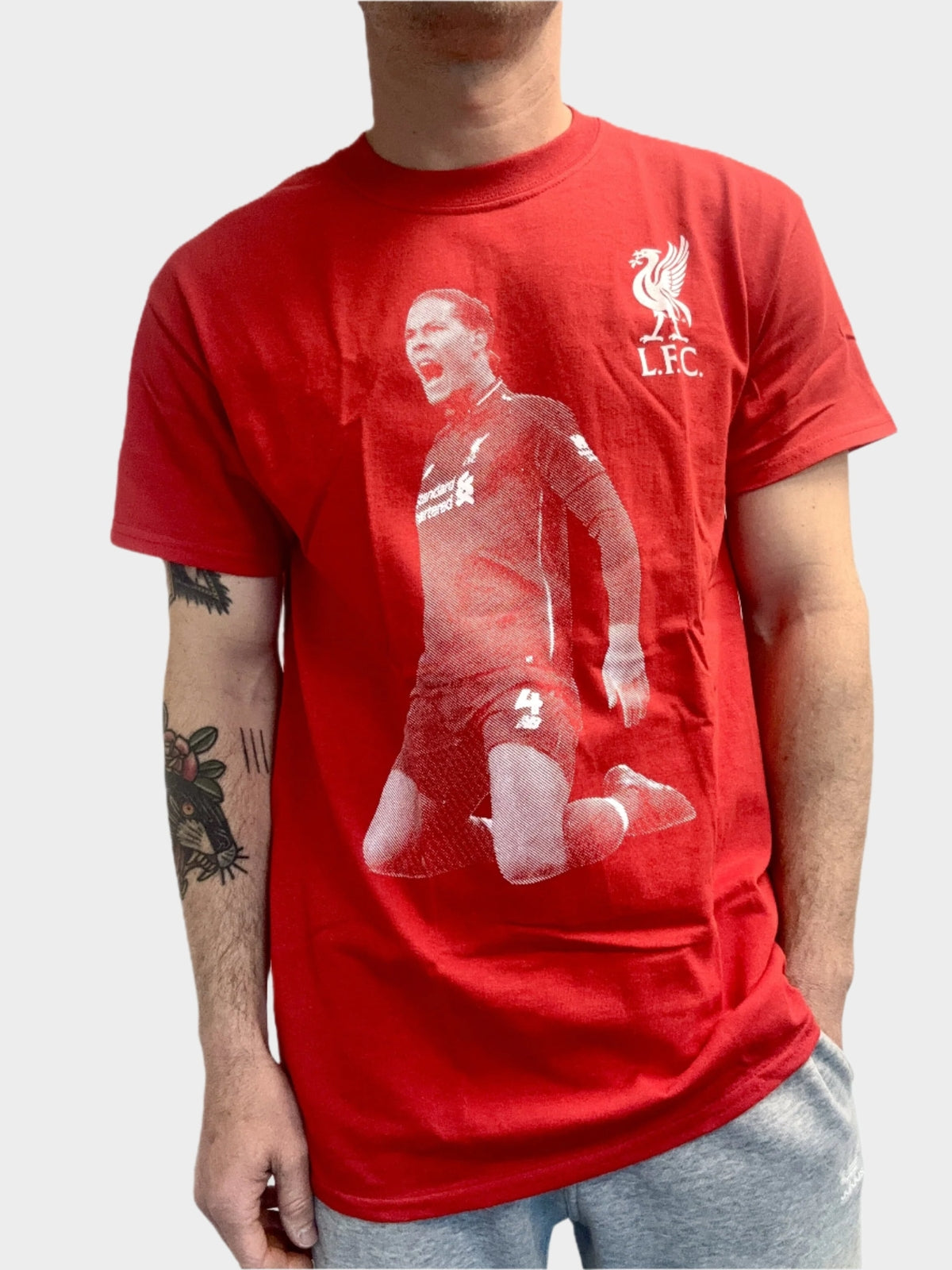 Liverpool Men's Virgil Van Dijk Fan T-shirt / BNWT / RRP £23