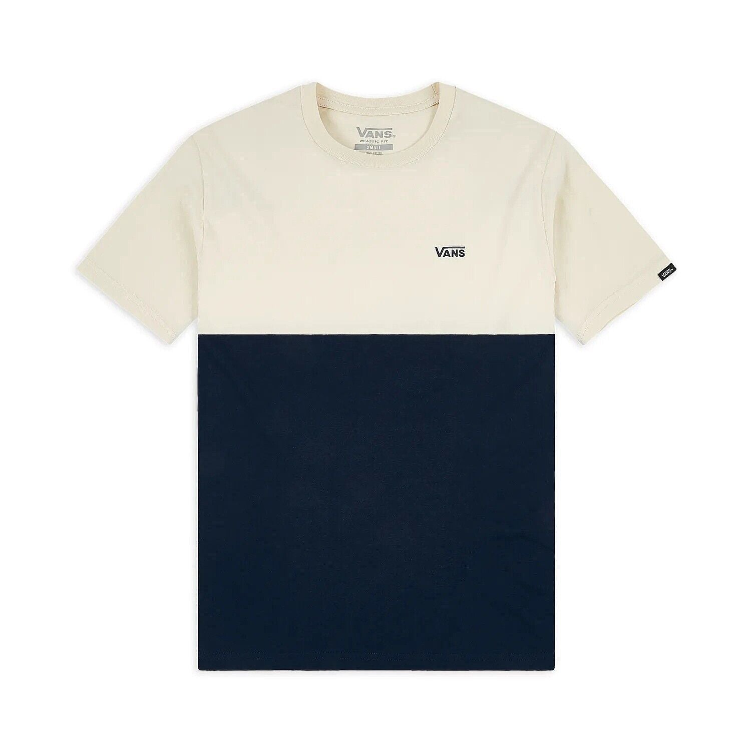 Vans Colorblock Tee / Dress Blues Antique White / Mens / RRP £25