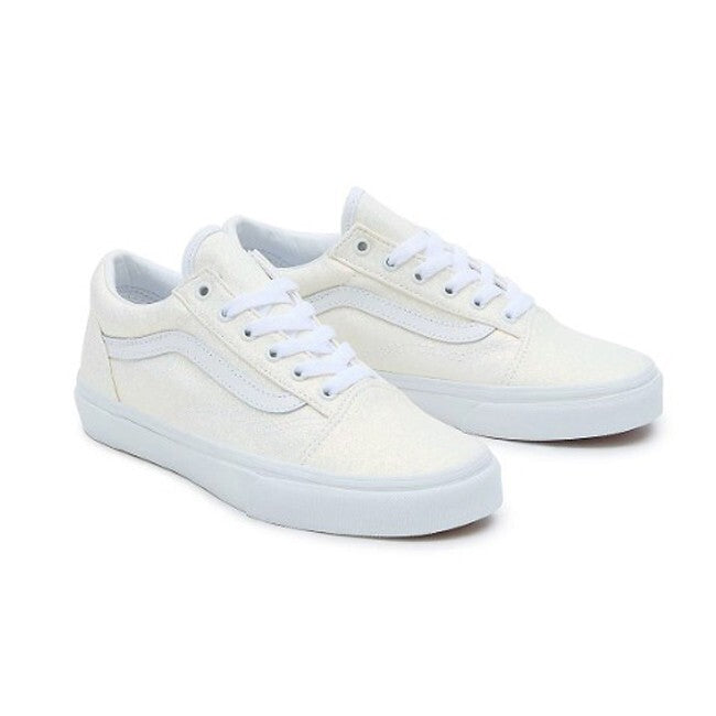 Vans Kids Glitter Old Skool Trainers / White / RRP £53