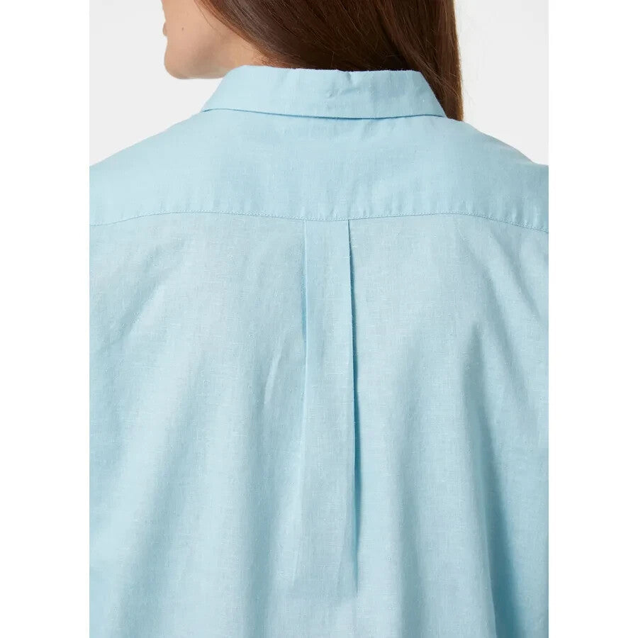 Helly Hansen Womens Club Casual Button Shirt / Cool Blue / RRP £85