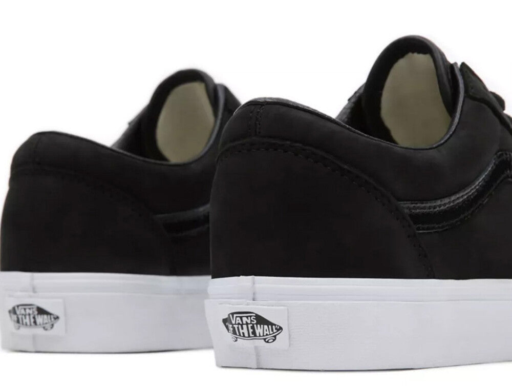 Vans Unisex Old Skool Trainers / Matte Shine Black True White / RRP £75
