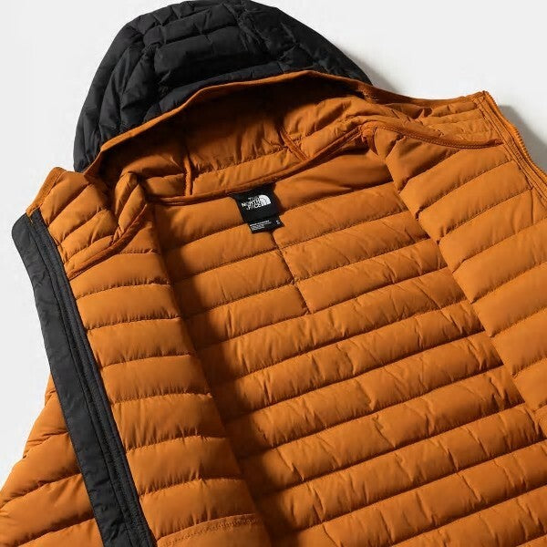 The North Face Mens Stretch Down Hooded Jacket / Timber Tan / RRP £245