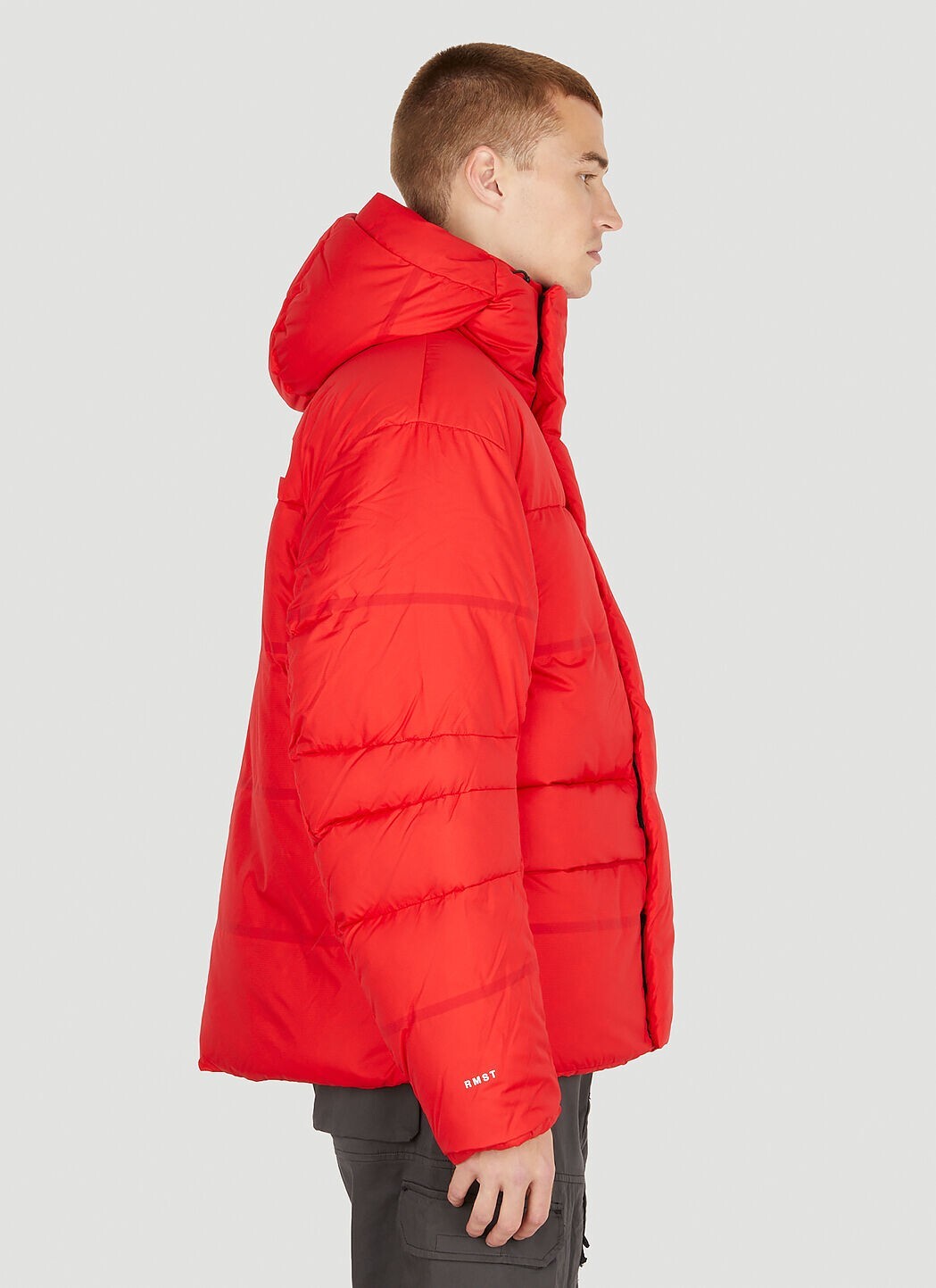 The North Face Mens RMST Himalayan Hooded Puffer Jacket / Red / RRP £630