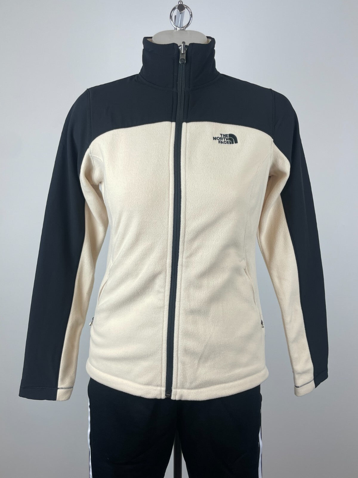 The North Face Womens Emilia Fleece Jacket / Beige Black / RRP £65