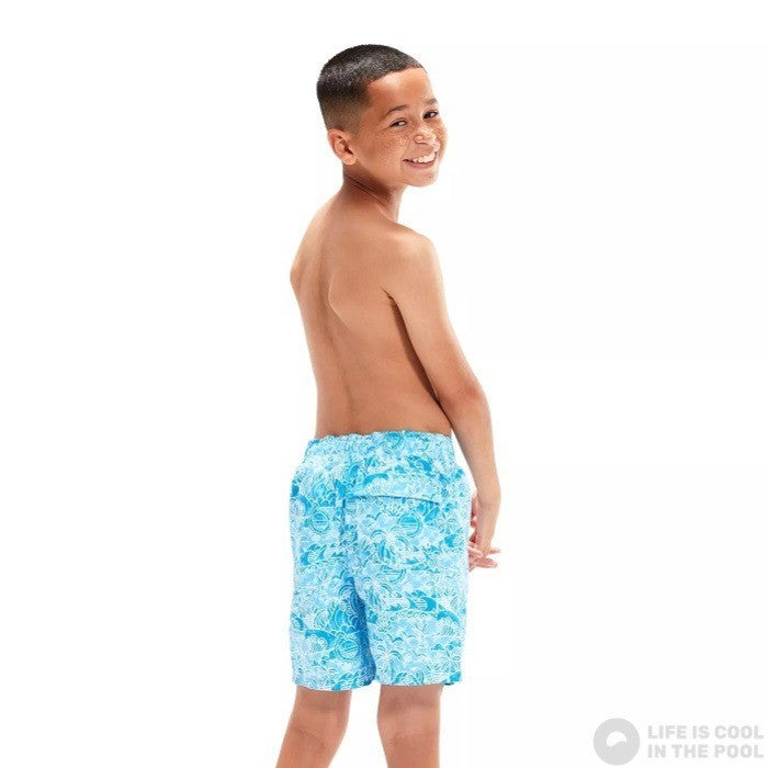 Speedo Boys Printed Swim Shorts / Blue / RRP £20
