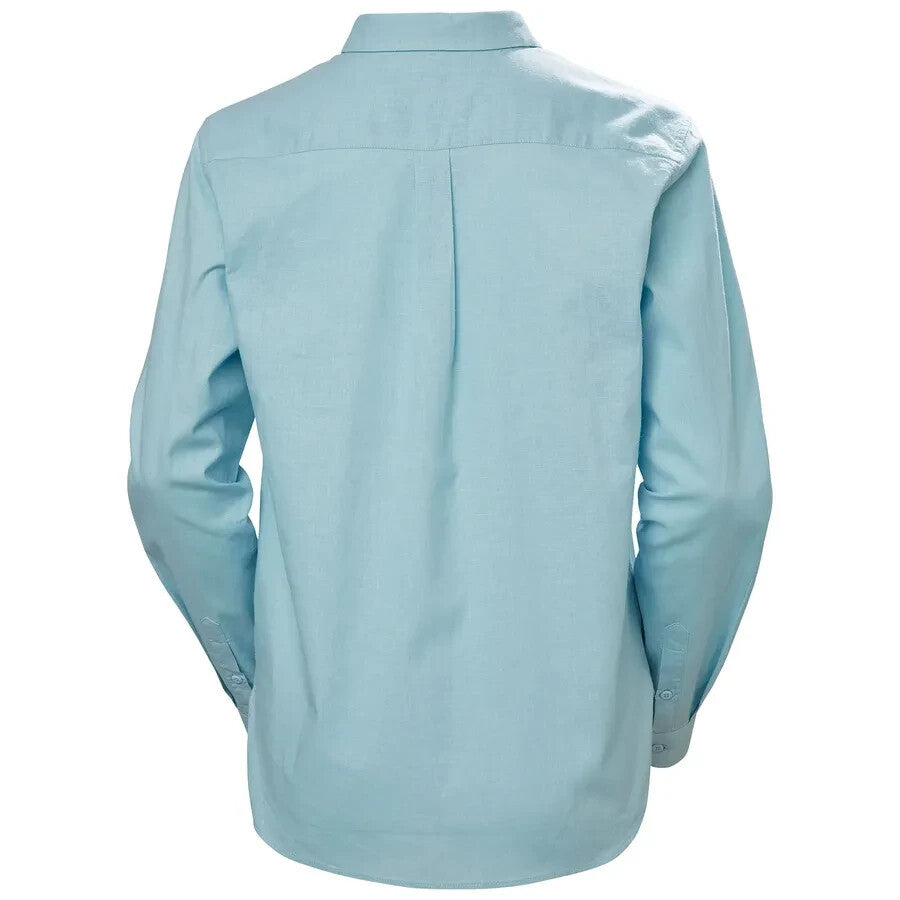 Helly Hansen Womens Club Casual Button Shirt / Cool Blue / RRP £85