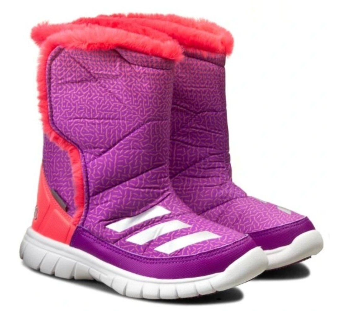 Adidas Youth Kids Lumi Lumi Snow Winter Boot Trainer / Pink / RRP £52