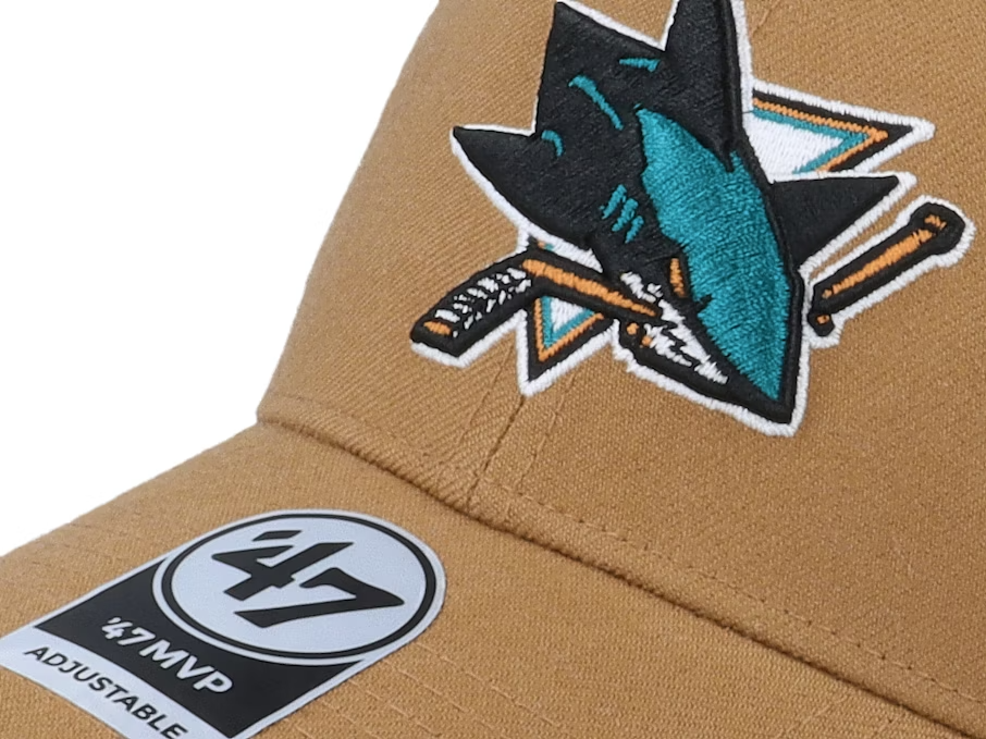 47 Mvp Unisex Cap / San Jose Sharks / Camel / BNWT / RRP £