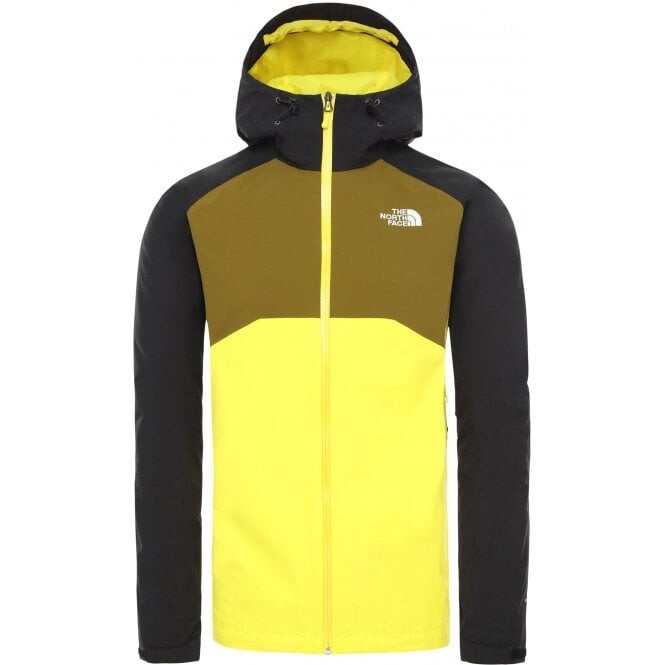 The North Face Mens Stratos Rain Jacket / BNWT / Sulphur Greem / M / RRP £145
