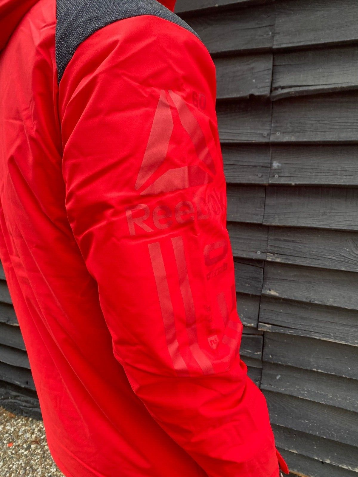 Reebok Men's One Series Siberian Down Winter Jacket / RRP £250 / Red Black